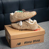 New Balance MIU MIU Beige HIVER ecru shearling