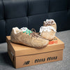 New Balance MIU MIU Beige HIVER ecru shearling